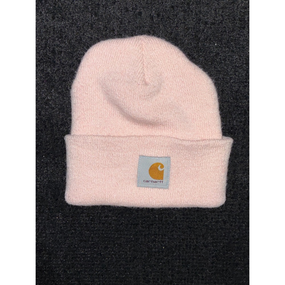 Carhartt A18 Acrylic Watch Hat Beanie Light Pink One Size Made in Canada
